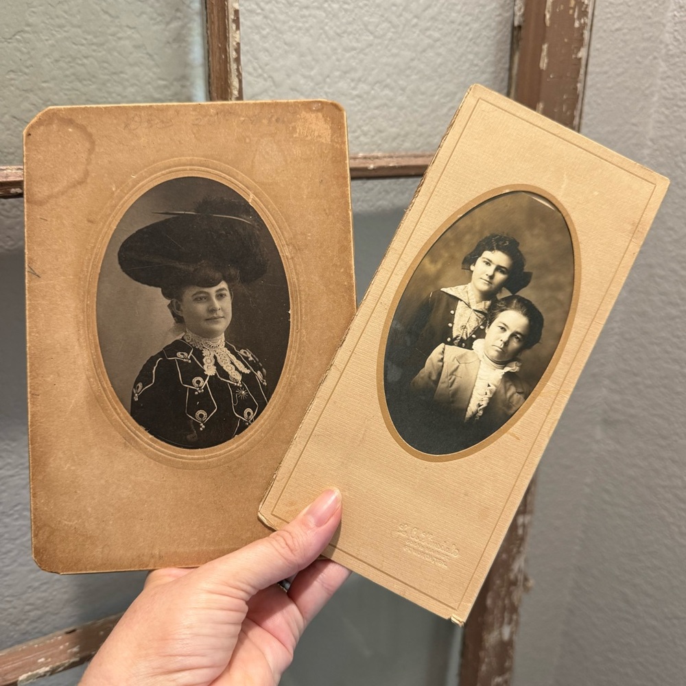 Antique black and white photos